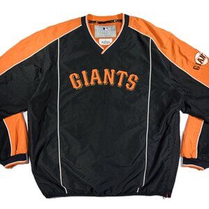 Vintage Men's San Francisco Giants Genuine Pullover Windbreaker Jacket - Large
